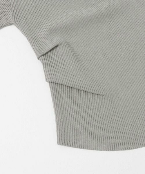 SENSE OF PLACE by URBAN RESEARCH / センスオブプレイス バイ アーバンリサーチ ニット・セーター | 『一部WEB限定カラー』アシメネックハーフスリーブセーター | 詳細23