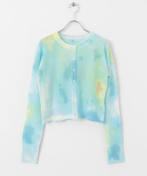 SENSE OF PLACE by URBAN RESEARCH / センスオブプレイス バイ アーバンリサーチ カーディガン・ボレロ | シアープリントクロップドカーディガン | 詳細5