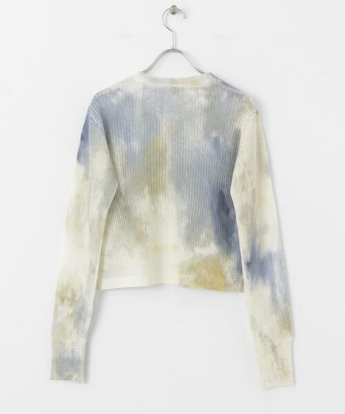 SENSE OF PLACE by URBAN RESEARCH / センスオブプレイス バイ アーバンリサーチ カーディガン・ボレロ | シアープリントクロップドカーディガン | 詳細18