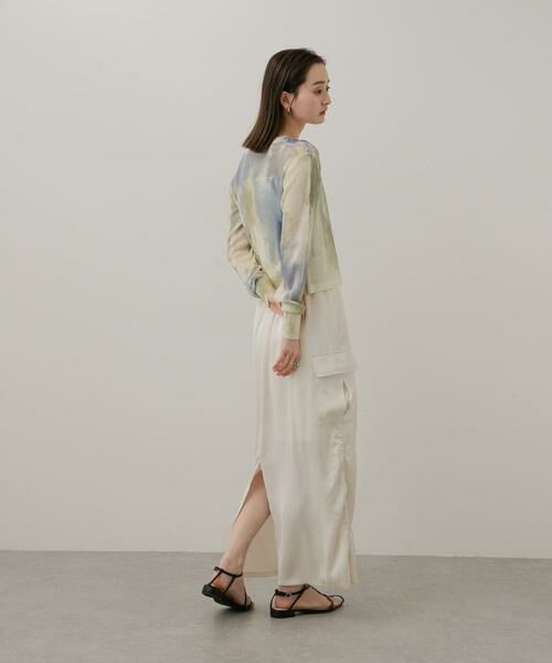 SENSE OF PLACE by URBAN RESEARCH / センスオブプレイス バイ アーバンリサーチ カーディガン・ボレロ | シアープリントクロップドカーディガン | 詳細11