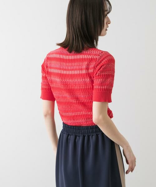 SENSE OF PLACE by URBAN RESEARCH / センスオブプレイス バイ アーバンリサーチ ニット・セーター | マルチボーダーエリツキトップ | 詳細2