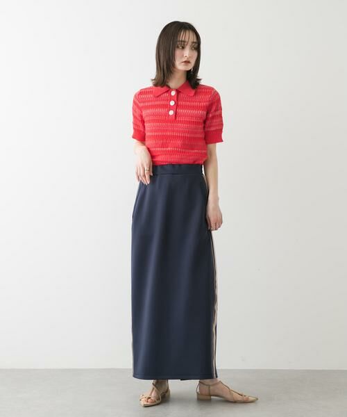 SENSE OF PLACE by URBAN RESEARCH / センスオブプレイス バイ アーバンリサーチ ニット・セーター | マルチボーダーエリツキトップ | 詳細3