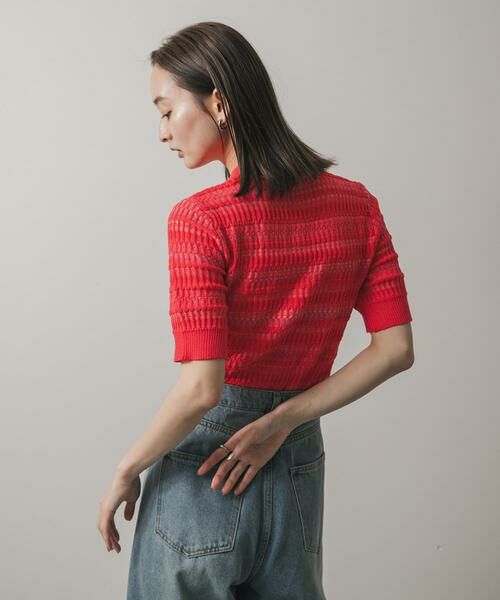 SENSE OF PLACE by URBAN RESEARCH / センスオブプレイス バイ アーバンリサーチ ニット・セーター | マルチボーダーエリツキトップ | 詳細6