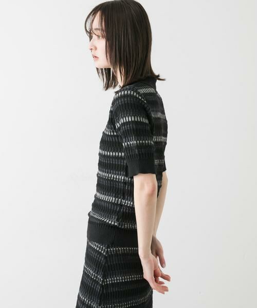 SENSE OF PLACE by URBAN RESEARCH / センスオブプレイス バイ アーバンリサーチ ニット・セーター | マルチボーダーエリツキトップ | 詳細13