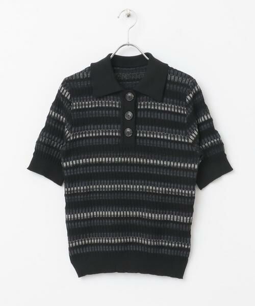 SENSE OF PLACE by URBAN RESEARCH / センスオブプレイス バイ アーバンリサーチ ニット・セーター | マルチボーダーエリツキトップ | 詳細17