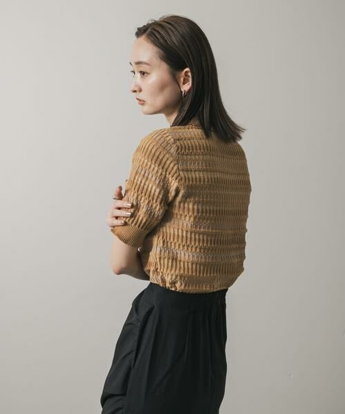 SENSE OF PLACE by URBAN RESEARCH / センスオブプレイス バイ アーバンリサーチ ニット・セーター | マルチボーダーエリツキトップ | 詳細20