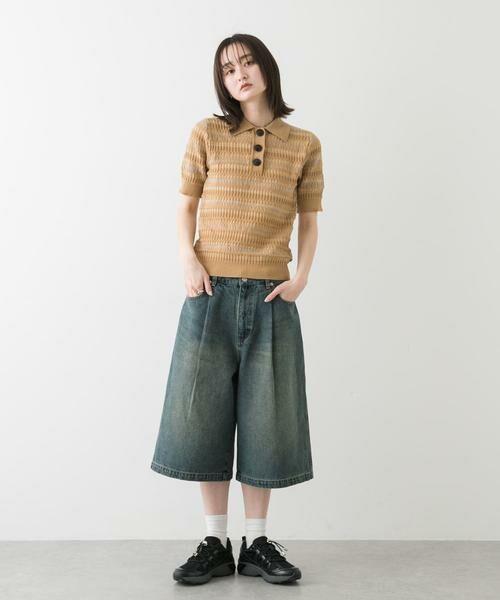 SENSE OF PLACE by URBAN RESEARCH / センスオブプレイス バイ アーバンリサーチ ニット・セーター | マルチボーダーエリツキトップ | 詳細25