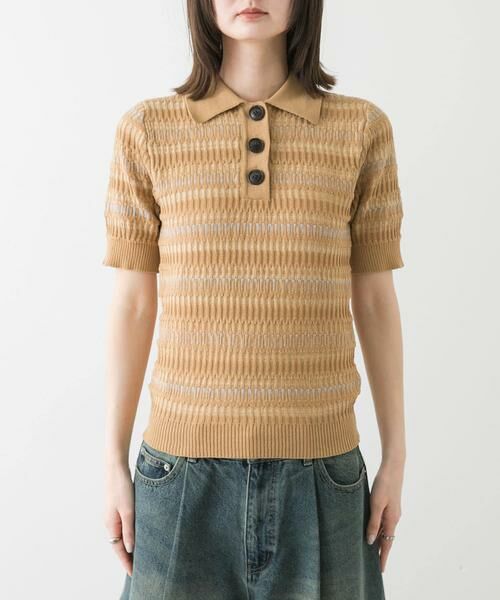 SENSE OF PLACE by URBAN RESEARCH / センスオブプレイス バイ アーバンリサーチ ニット・セーター | マルチボーダーエリツキトップ | 詳細26