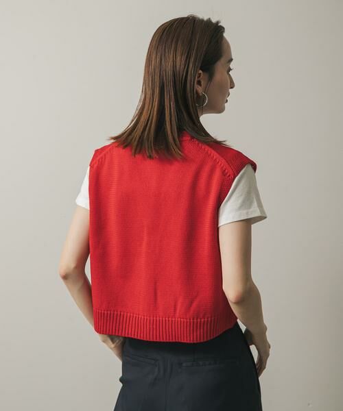 SENSE OF PLACE by URBAN RESEARCH / センスオブプレイス バイ アーバンリサーチ ニット・セーター | フロントボタンクロップドセーター | 詳細2