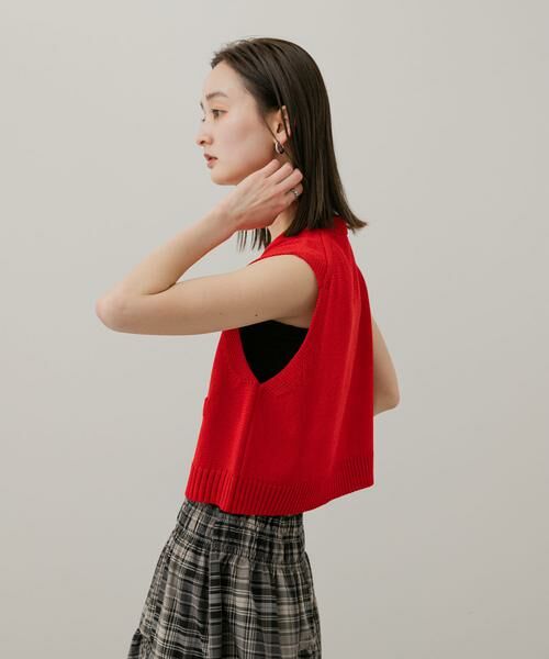 SENSE OF PLACE by URBAN RESEARCH / センスオブプレイス バイ アーバンリサーチ ニット・セーター | フロントボタンクロップドセーター | 詳細6