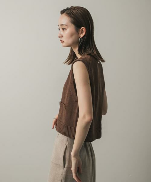 SENSE OF PLACE by URBAN RESEARCH / センスオブプレイス バイ アーバンリサーチ ニット・セーター | フロントボタンクロップドセーター | 詳細13