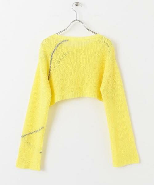 SENSE OF PLACE by URBAN RESEARCH / センスオブプレイス バイ アーバンリサーチ ニット・セーター | メッシュクロップドステッチセーター | 詳細9