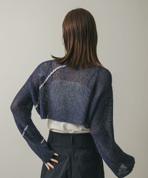 SENSE OF PLACE by URBAN RESEARCH / センスオブプレイス バイ アーバンリサーチ ニット・セーター | メッシュクロップドステッチセーター | 詳細15