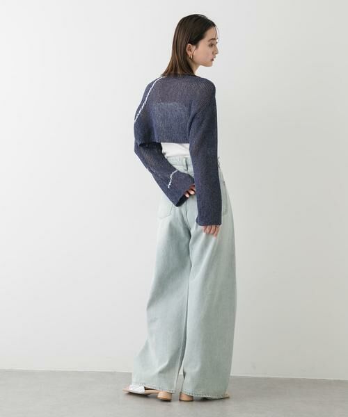 SENSE OF PLACE by URBAN RESEARCH / センスオブプレイス バイ アーバンリサーチ ニット・セーター | メッシュクロップドステッチセーター | 詳細20