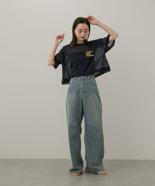 SENSE OF PLACE by URBAN RESEARCH / センスオブプレイス バイ アーバンリサーチ ニット・セーター | グラフィッククロップドセーター | 詳細4