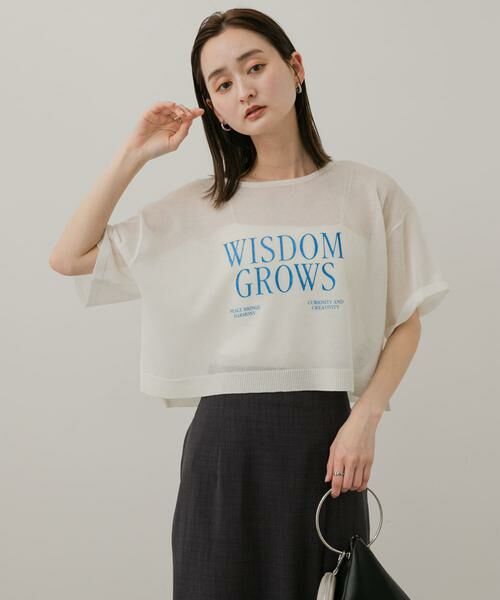 SENSE OF PLACE by URBAN RESEARCH / センスオブプレイス バイ アーバンリサーチ ニット・セーター | グラフィッククロップドセーター | 詳細12