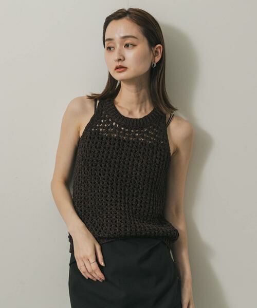 SENSE OF PLACE by URBAN RESEARCH / センスオブプレイス バイ アーバンリサーチ ニット・セーター | メッシュアメスリセーター | 詳細1