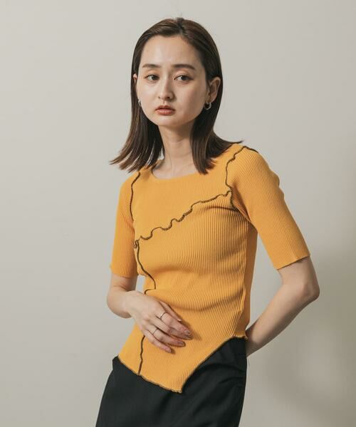 SENSE OF PLACE by URBAN RESEARCH / センスオブプレイス バイ アーバンリサーチ ニット・セーター | アシメメローセーター | 詳細1