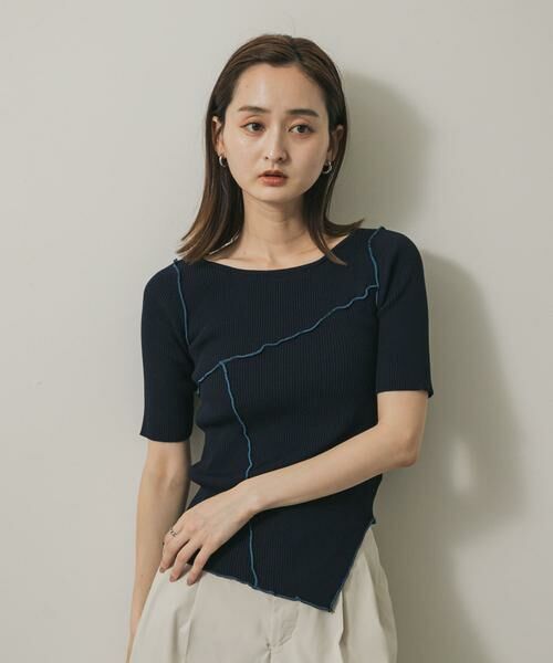 SENSE OF PLACE by URBAN RESEARCH / センスオブプレイス バイ アーバンリサーチ ニット・セーター | アシメメローセーター | 詳細13