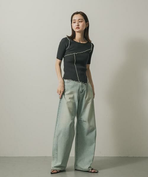 SENSE OF PLACE by URBAN RESEARCH / センスオブプレイス バイ アーバンリサーチ ニット・セーター | アシメメローセーター | 詳細26