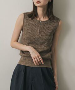 SENSE OF PLACE by URBAN RESEARCH / センスオブプレイス バイ アーバンリサーチ ニット・セーター | フロントジップメランジセーター