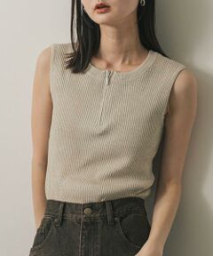 SENSE OF PLACE by URBAN RESEARCH / センスオブプレイス バイ アーバンリサーチ ニット・セーター | フロントジップメランジセーター