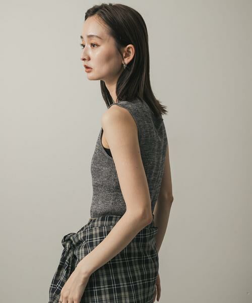 SENSE OF PLACE by URBAN RESEARCH / センスオブプレイス バイ アーバンリサーチ ニット・セーター | フロントジップメランジセーター | 詳細9