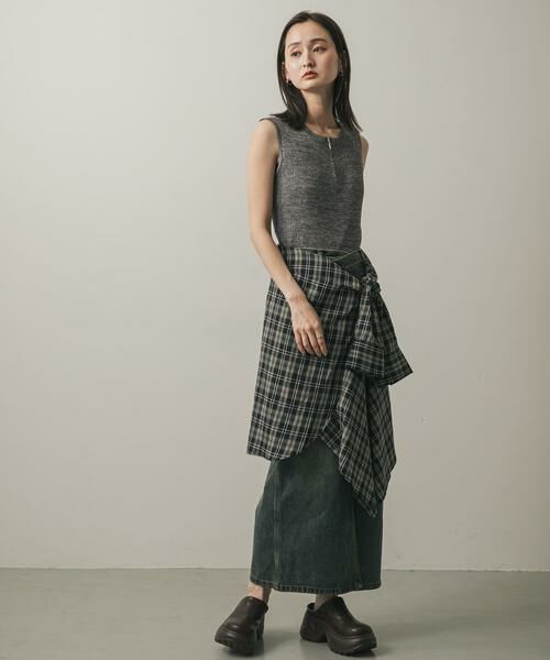 SENSE OF PLACE by URBAN RESEARCH / センスオブプレイス バイ アーバンリサーチ ニット・セーター | フロントジップメランジセーター | 詳細11