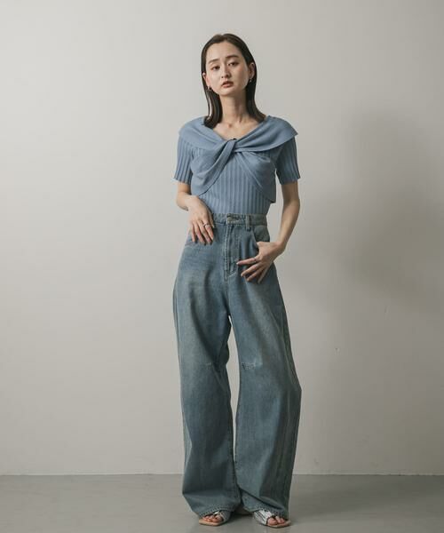 SENSE OF PLACE by URBAN RESEARCH / センスオブプレイス バイ アーバンリサーチ ニット・セーター | ツイストランダムリブセーター | 詳細3