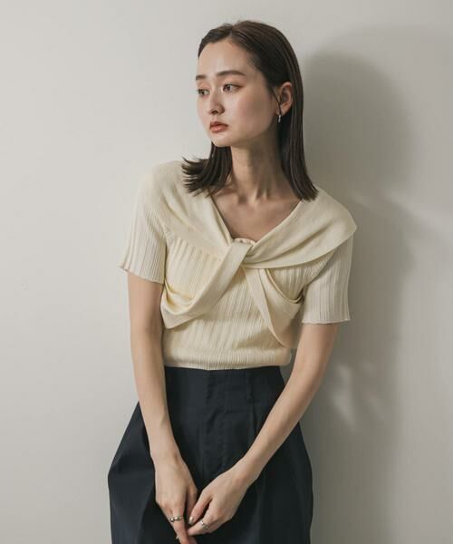 SENSE OF PLACE by URBAN RESEARCH / センスオブプレイス バイ アーバンリサーチ ニット・セーター | ツイストランダムリブセーター | 詳細12