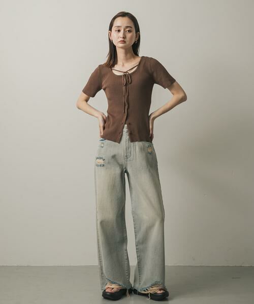 SENSE OF PLACE by URBAN RESEARCH / センスオブプレイス バイ アーバンリサーチ ニット・セーター | アレンジコードコンパクトセーター | 詳細3