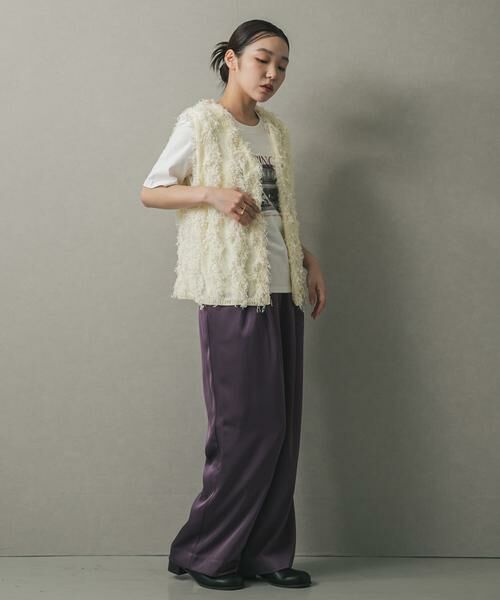 SENSE OF PLACE by URBAN RESEARCH / センスオブプレイス バイ アーバンリサーチ ベスト | コードチュールフリンジベスト | 詳細19