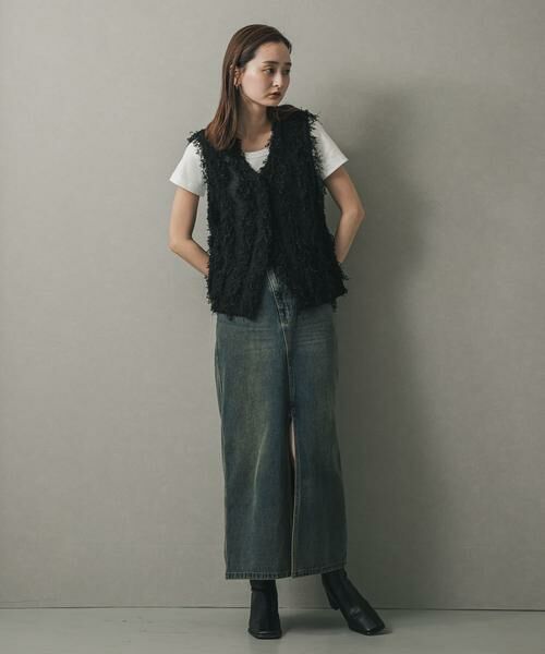 SENSE OF PLACE by URBAN RESEARCH / センスオブプレイス バイ アーバンリサーチ ベスト | コードチュールフリンジベスト | 詳細28