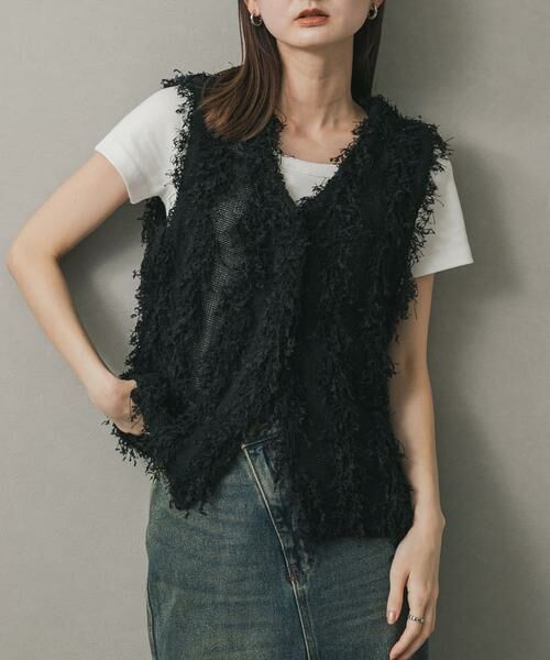 セール】 コードチュールフリンジベスト （ベスト）｜SENSE OF