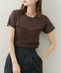 SENSE OF PLACE by URBAN RESEARCH / センスオブプレイス バイ アーバンリサーチ ニット・セーター | ビスチェデザインセーター(半袖)