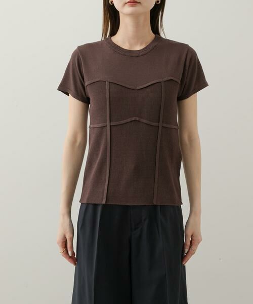 SENSE OF PLACE by URBAN RESEARCH / センスオブプレイス バイ アーバンリサーチ ニット・セーター | ビスチェデザインセーター(半袖) | 詳細6