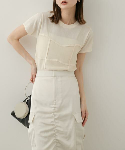 SENSE OF PLACE by URBAN RESEARCH / センスオブプレイス バイ アーバンリサーチ ニット・セーター | ビスチェデザインセーター(半袖) | 詳細15