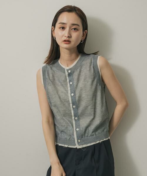 SENSE OF PLACE by URBAN RESEARCH / センスオブプレイス バイ アーバンリサーチ ニット・セーター | カットオフレイヤードセーター | 詳細18