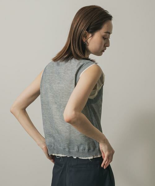 SENSE OF PLACE by URBAN RESEARCH / センスオブプレイス バイ アーバンリサーチ ニット・セーター | カットオフレイヤードセーター | 詳細19