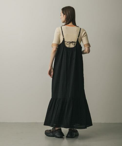 SENSE OF PLACE by URBAN RESEARCH / センスオブプレイス バイ アーバンリサーチ ニット・セーター | 『WEB限定』バイカラーコンパクトセーター(5分袖) | 詳細12