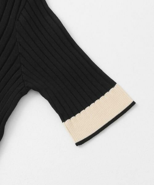 SENSE OF PLACE by URBAN RESEARCH / センスオブプレイス バイ アーバンリサーチ ニット・セーター | 『WEB限定』バイカラーコンパクトセーター(5分袖) | 詳細23