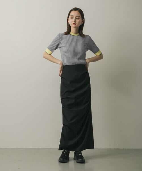 SENSE OF PLACE by URBAN RESEARCH / センスオブプレイス バイ アーバンリサーチ ニット・セーター | 『WEB限定』バイカラーコンパクトセーター(5分袖) | 詳細26