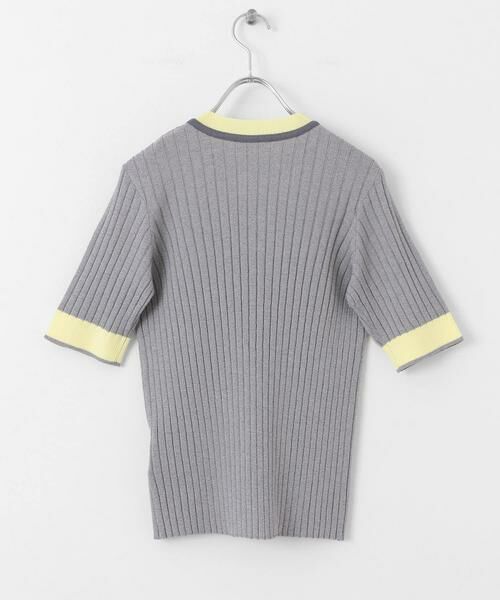 SENSE OF PLACE by URBAN RESEARCH / センスオブプレイス バイ アーバンリサーチ ニット・セーター | 『WEB限定』バイカラーコンパクトセーター(5分袖) | 詳細30