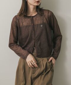 SENSE OF PLACE by URBAN RESEARCH / センスオブプレイス バイ アーバンリサーチ カーディガン・ボレロ | シシュウコンパクトシアーカーディガン