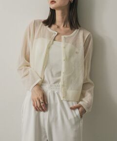 SENSE OF PLACE by URBAN RESEARCH / センスオブプレイス バイ アーバンリサーチ カーディガン・ボレロ | シシュウコンパクトシアーカーディガン