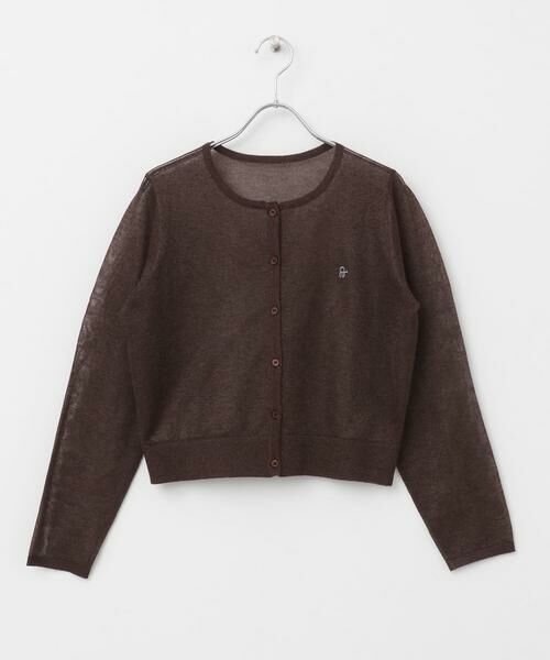 SENSE OF PLACE by URBAN RESEARCH / センスオブプレイス バイ アーバンリサーチ カーディガン・ボレロ | シシュウコンパクトシアーカーディガン | 詳細11