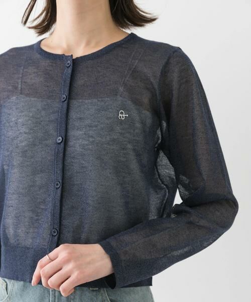 SENSE OF PLACE by URBAN RESEARCH / センスオブプレイス バイ アーバンリサーチ カーディガン・ボレロ | シシュウコンパクトシアーカーディガン | 詳細24