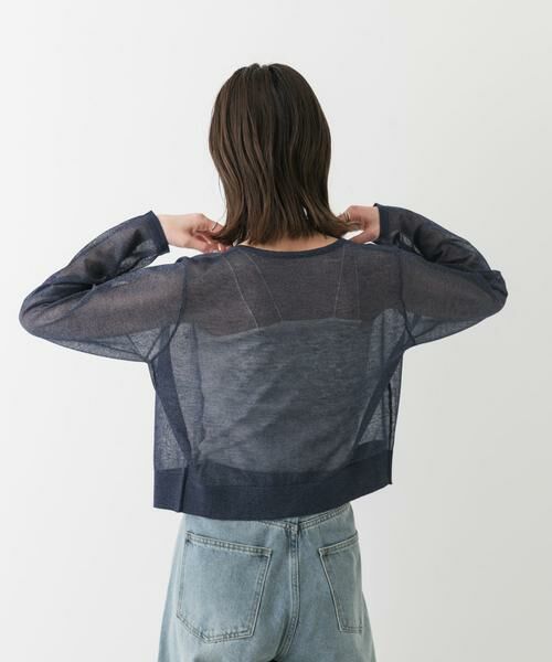 SENSE OF PLACE by URBAN RESEARCH / センスオブプレイス バイ アーバンリサーチ カーディガン・ボレロ | シシュウコンパクトシアーカーディガン | 詳細16