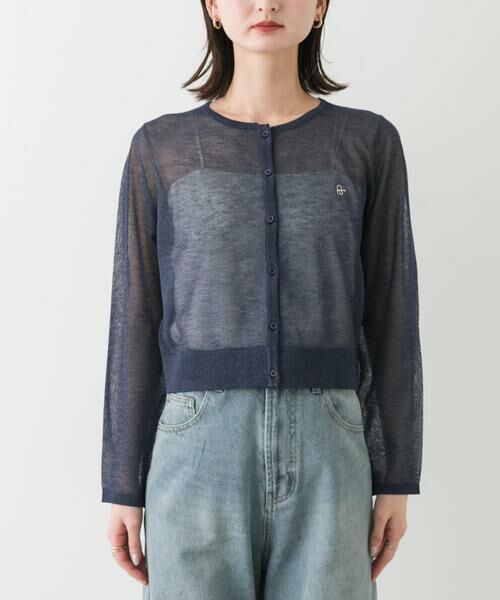SENSE OF PLACE by URBAN RESEARCH / センスオブプレイス バイ アーバンリサーチ カーディガン・ボレロ | シシュウコンパクトシアーカーディガン | 詳細21