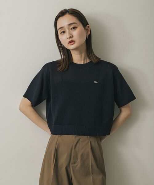 SENSE OF PLACE by URBAN RESEARCH / センスオブプレイス バイ アーバンリサーチ ニット・セーター | クルーネッククロップドセーター | 詳細1